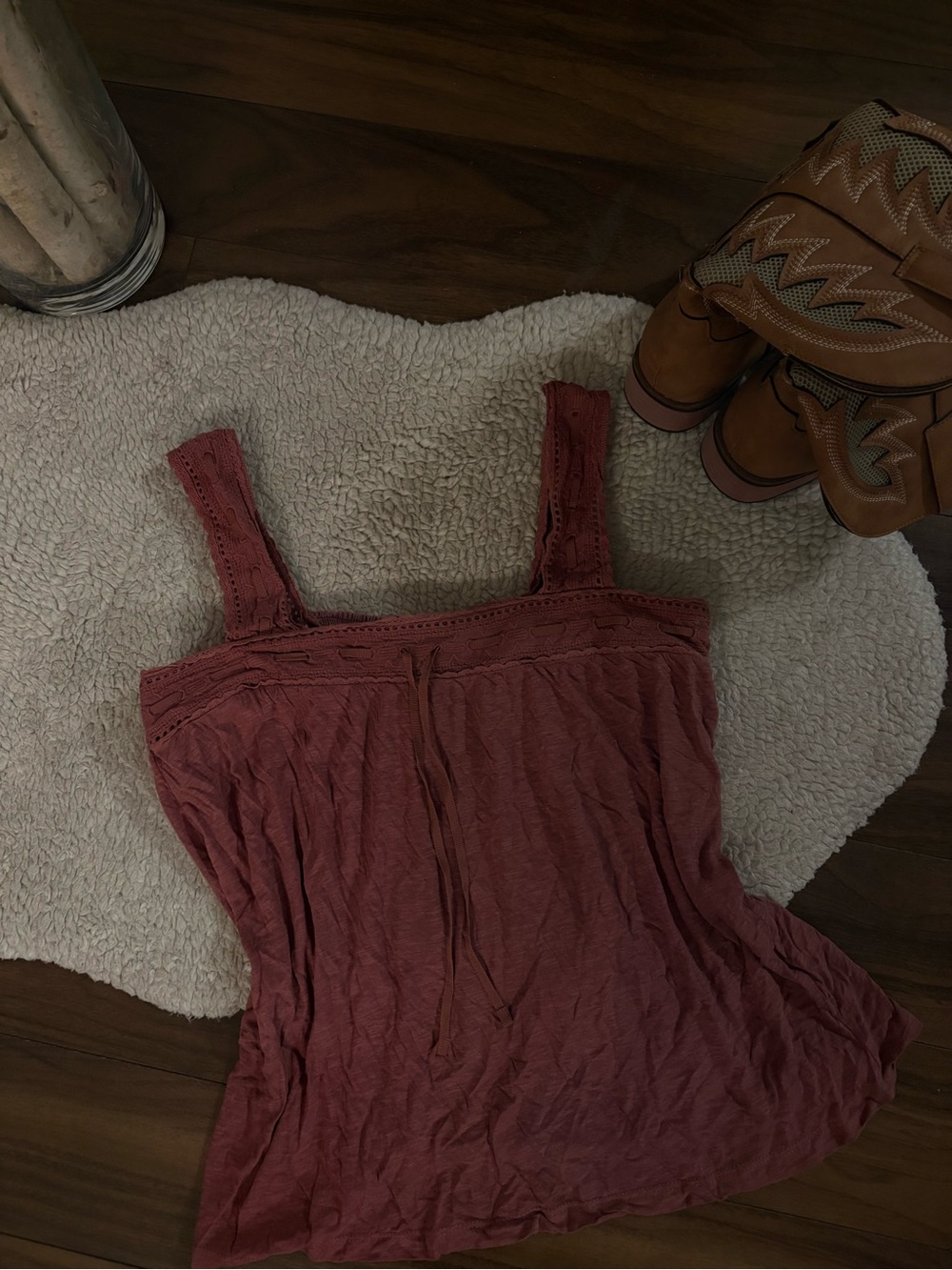 BOHO BABYDOLL TANK TOP – COTTAGECORE 🌸